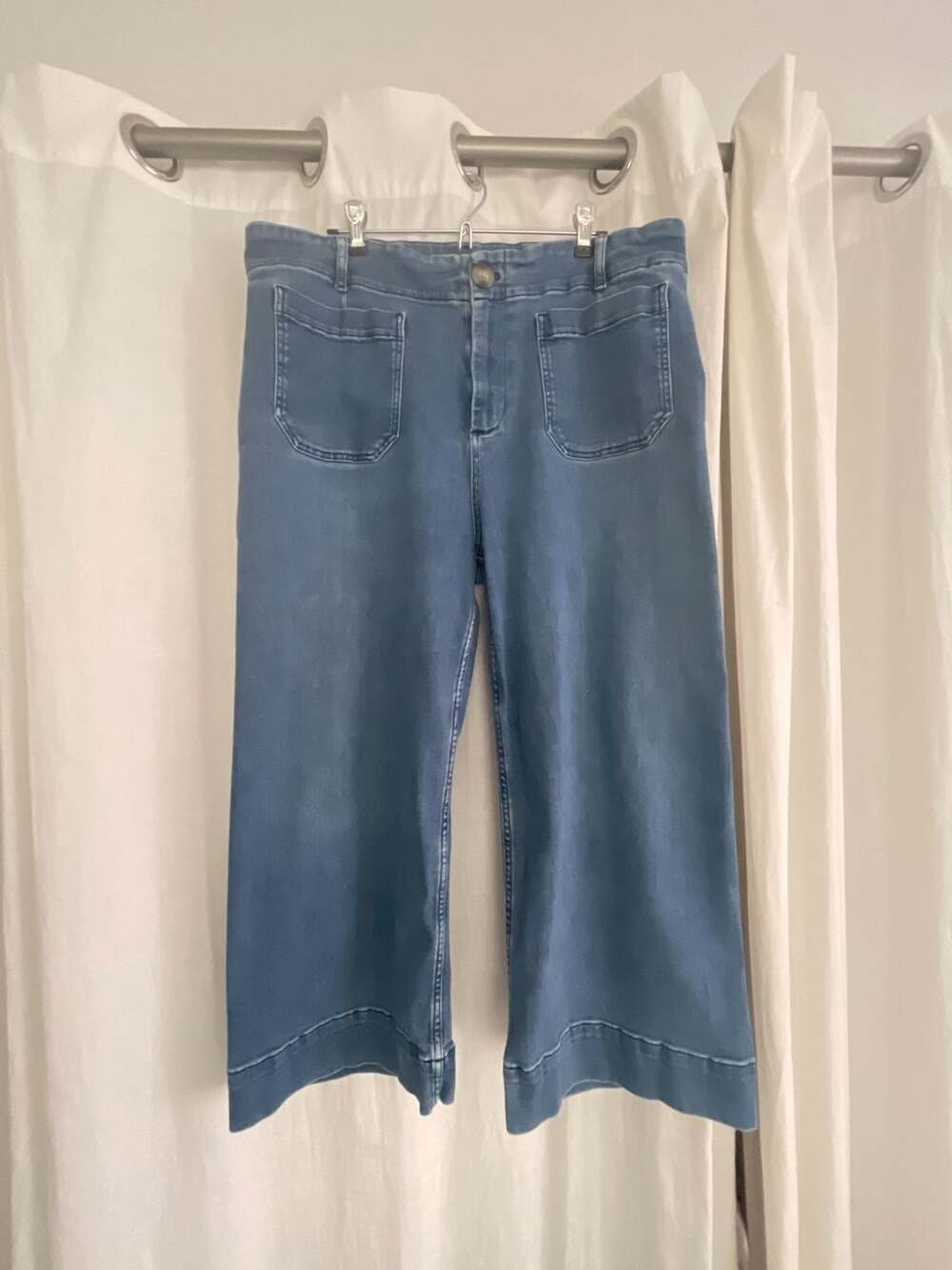 Anthropologie Pilcro Wide Leg Crop Jeans Size 18W Plus